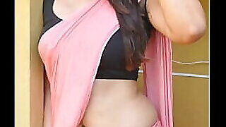 Desi X-rated Saree viscera be in control of